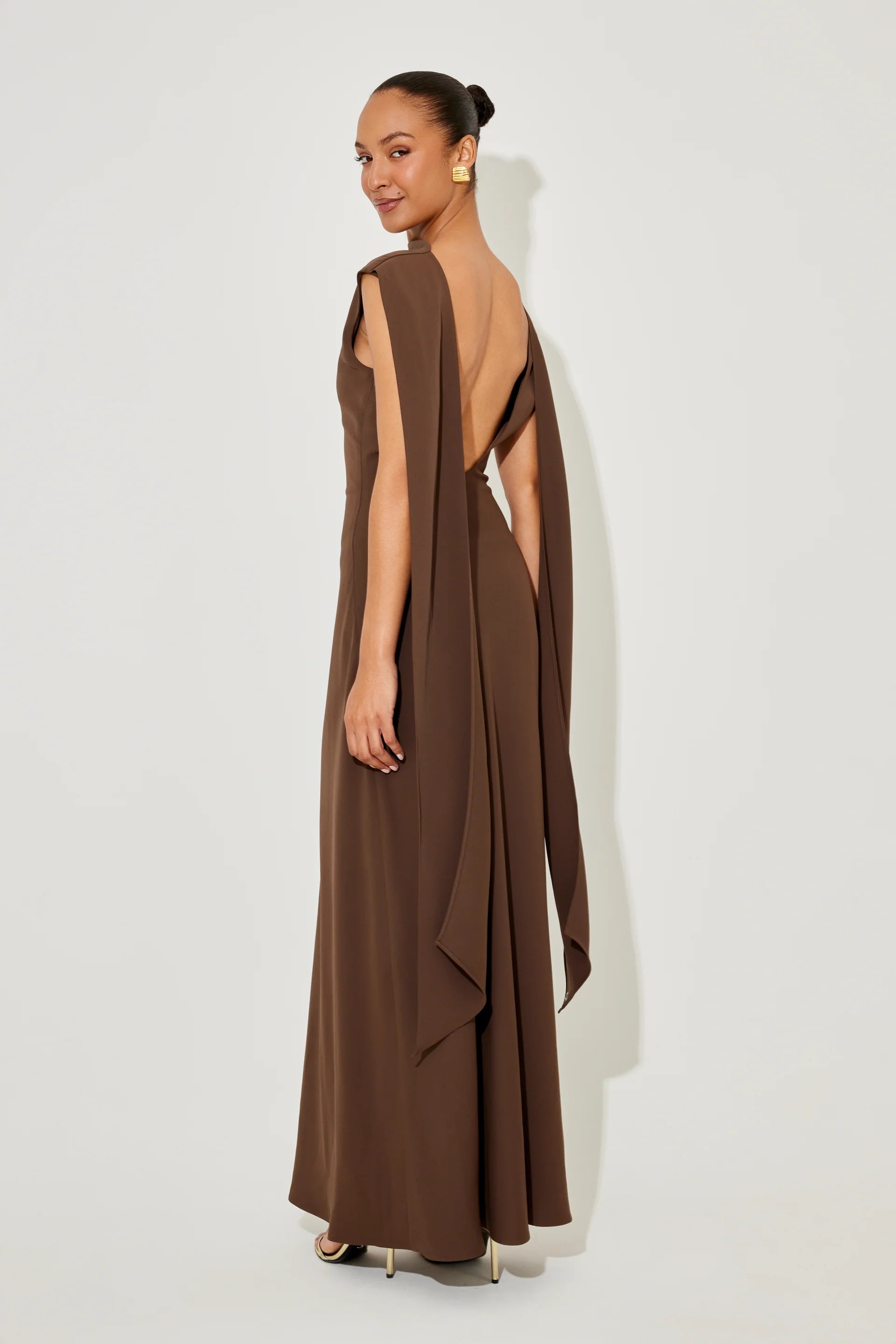 The July Muse Drape Maxi Dress