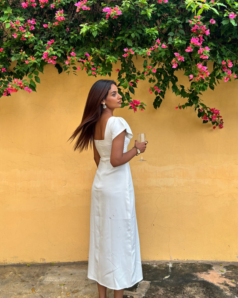 Aalma Dress | White