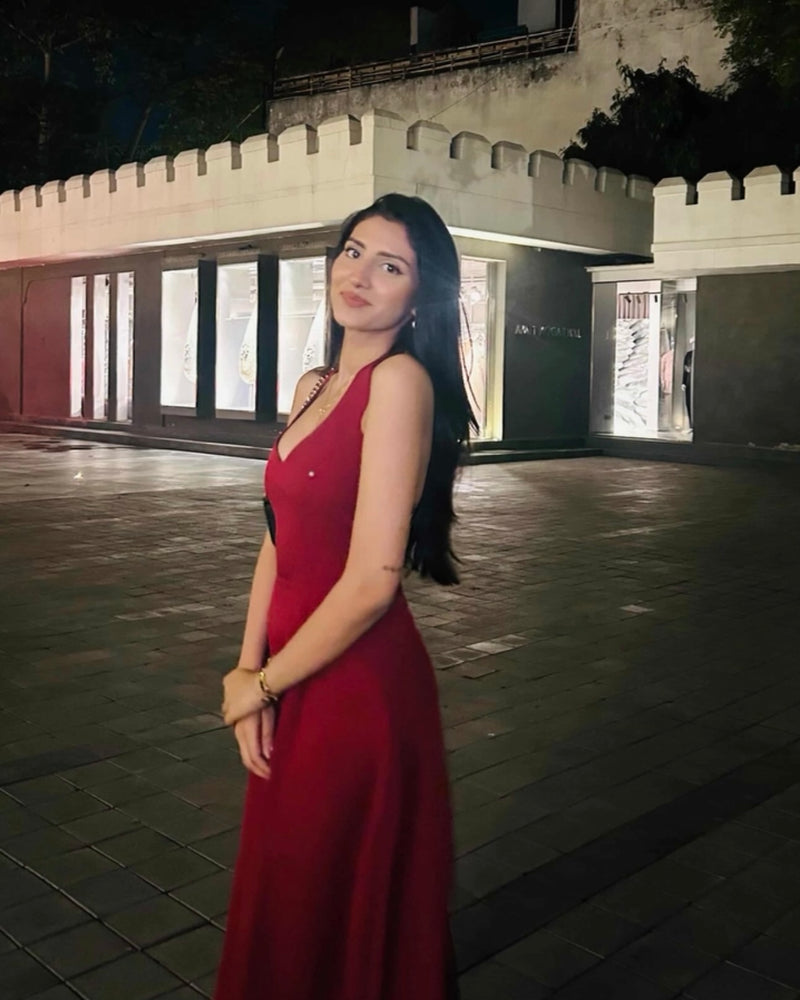 Palma Dress | Cherry Red