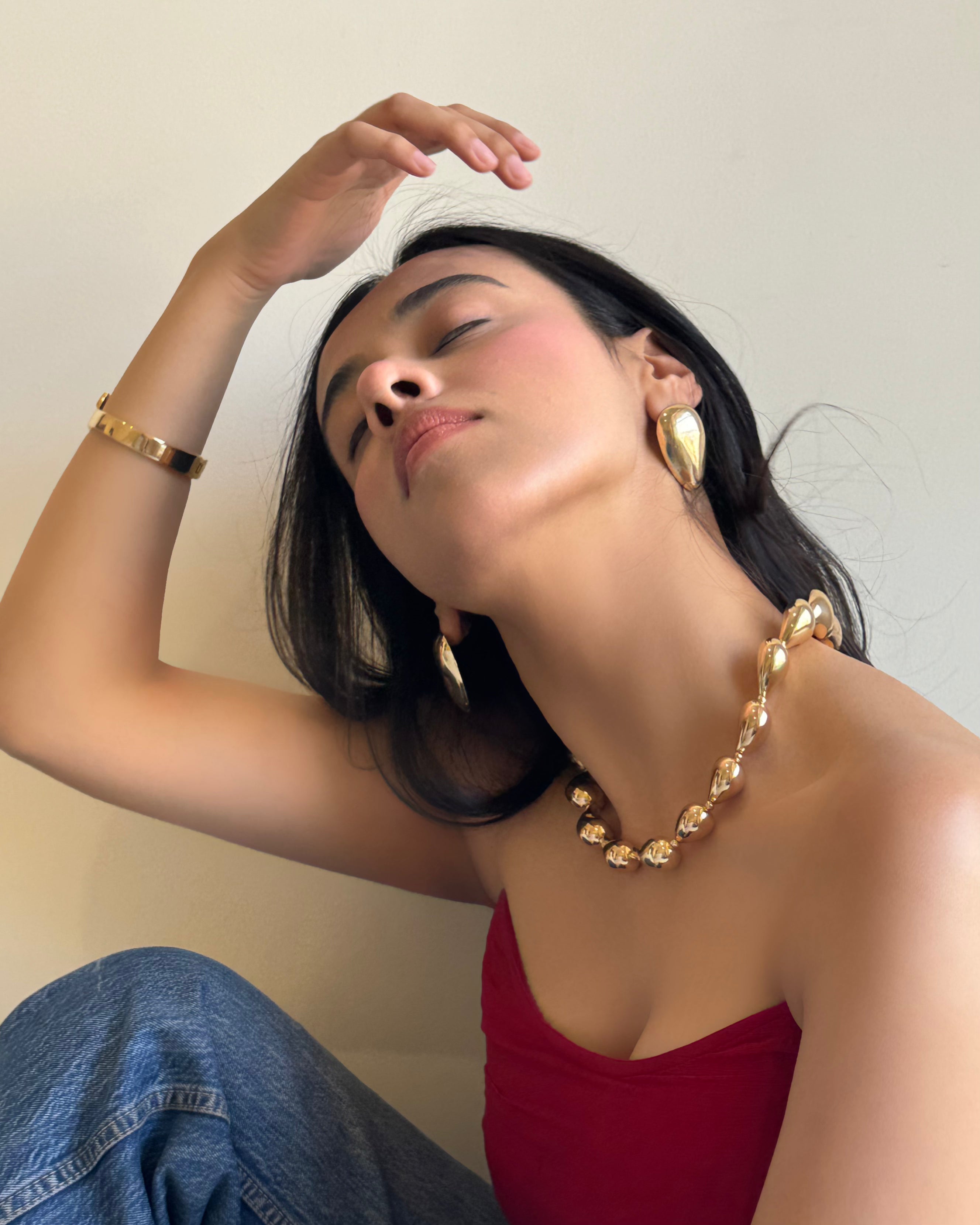 Large Pebble Earring