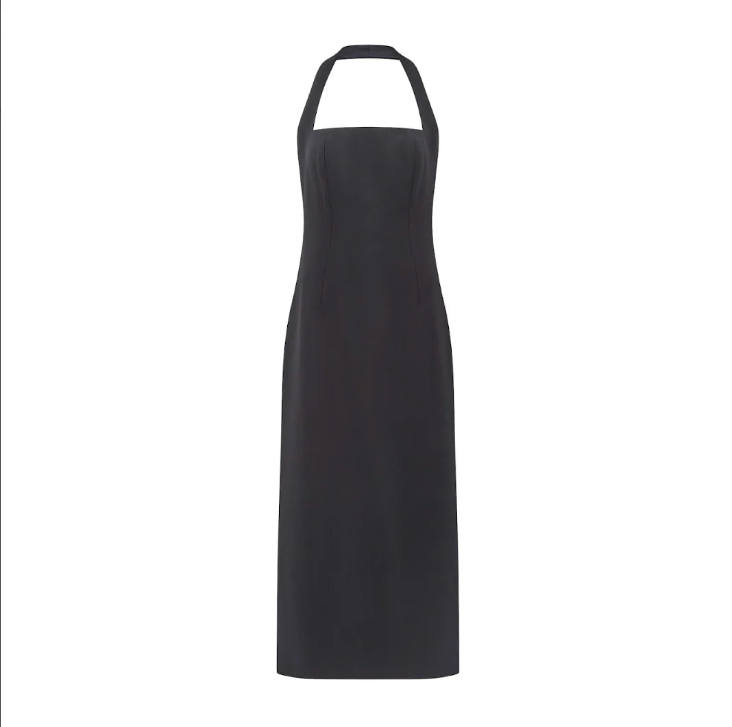 The July Muse Halter Neck Midi Dress