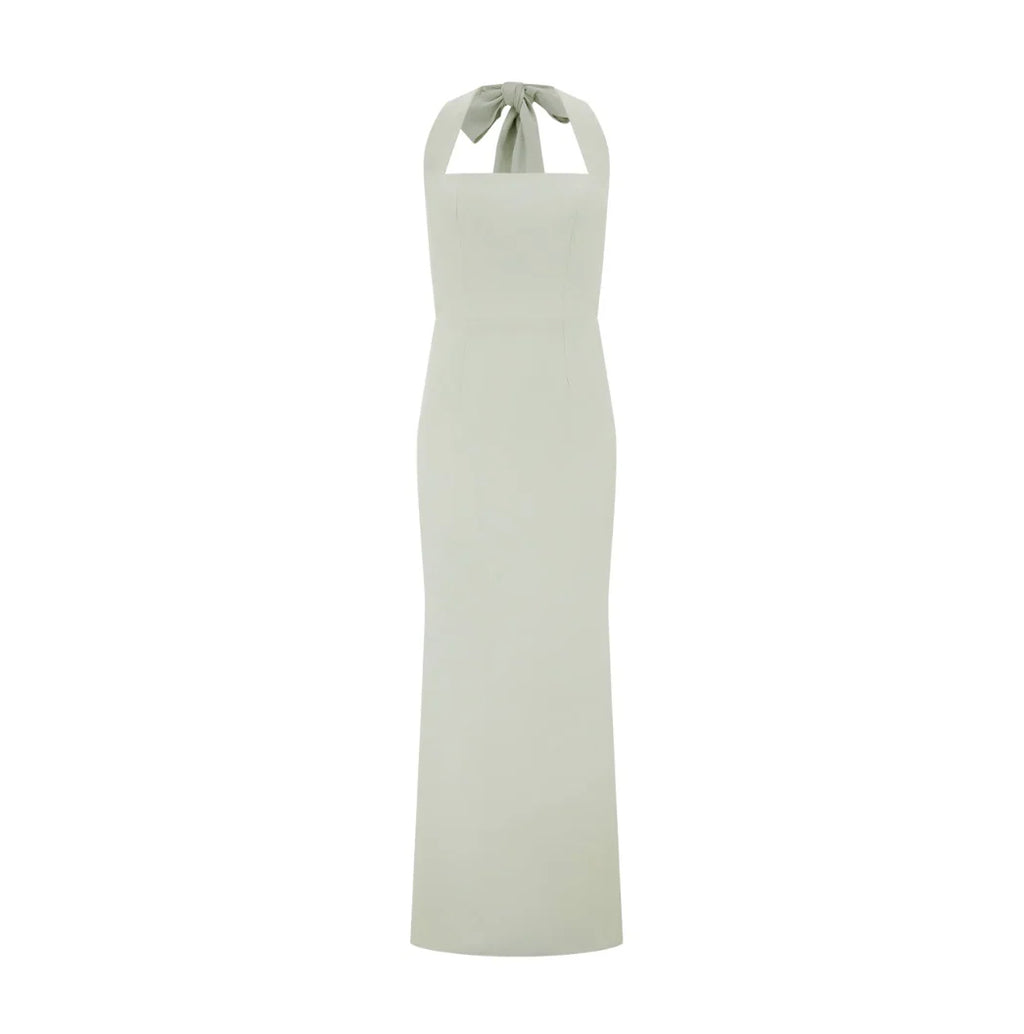 Provence Halter Maxi | Sage Green