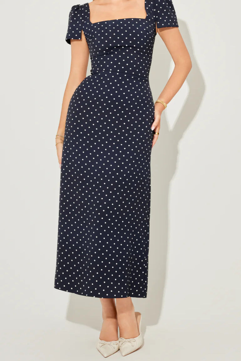 The July Muse Square Neck Slip Dress