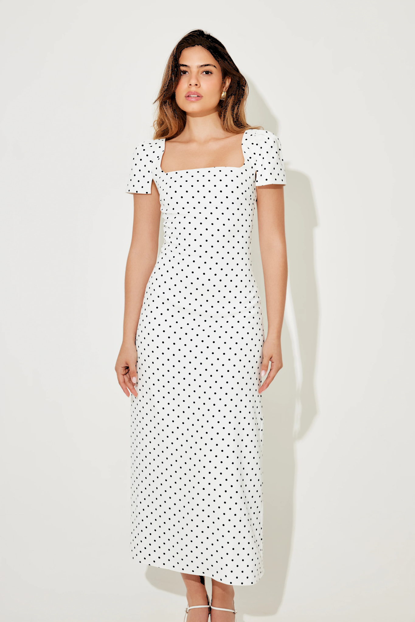 The July Muse Square Neck Slip Dress