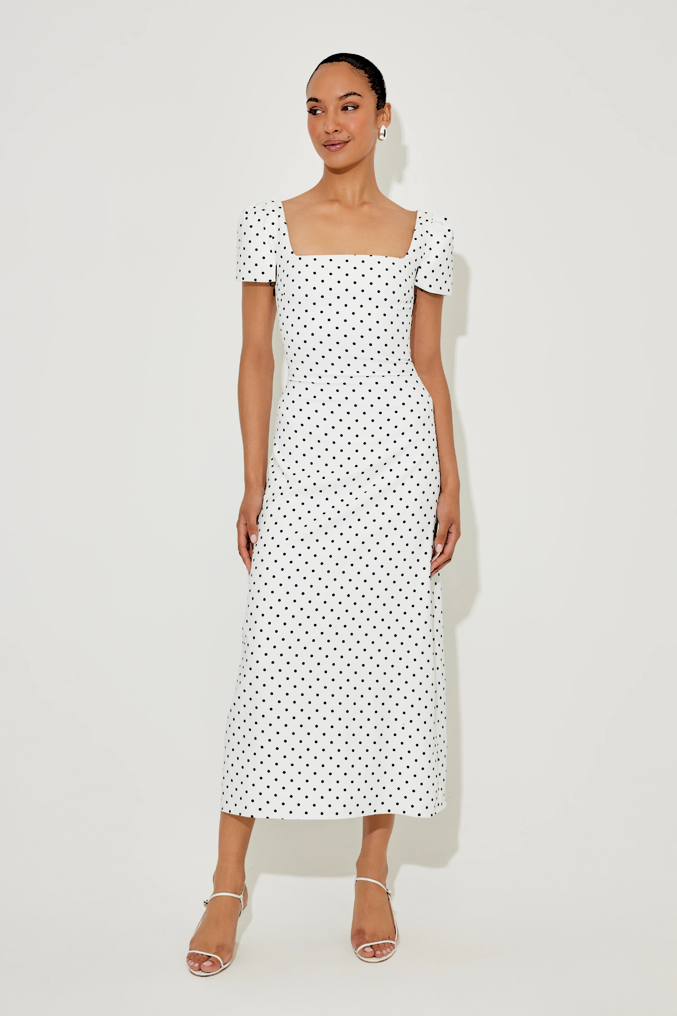 The July Muse Square Neck Slip Dress
