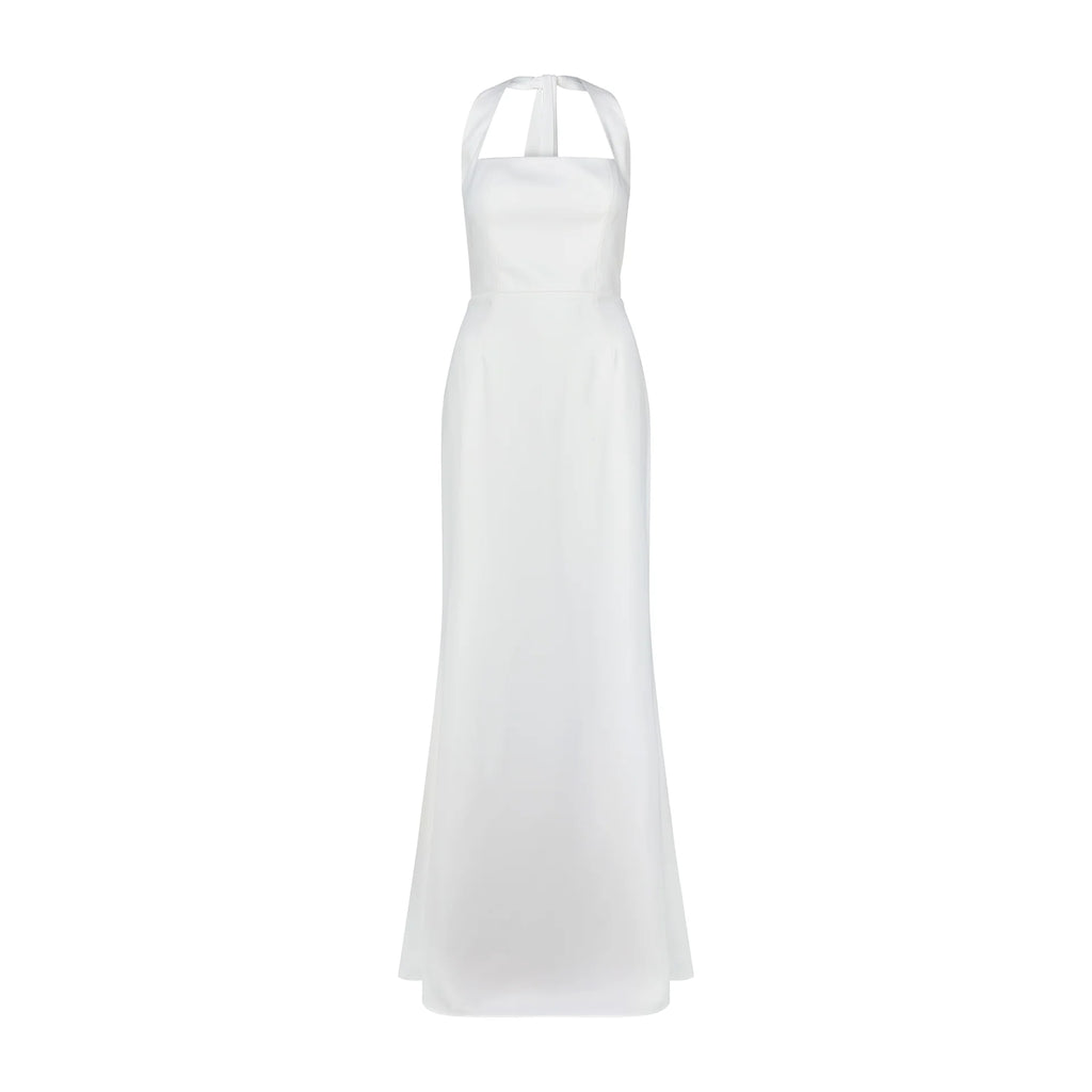 Provence Halter Maxi | White