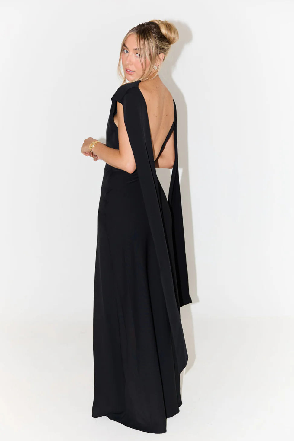 The July Muse Drape Maxi Dress