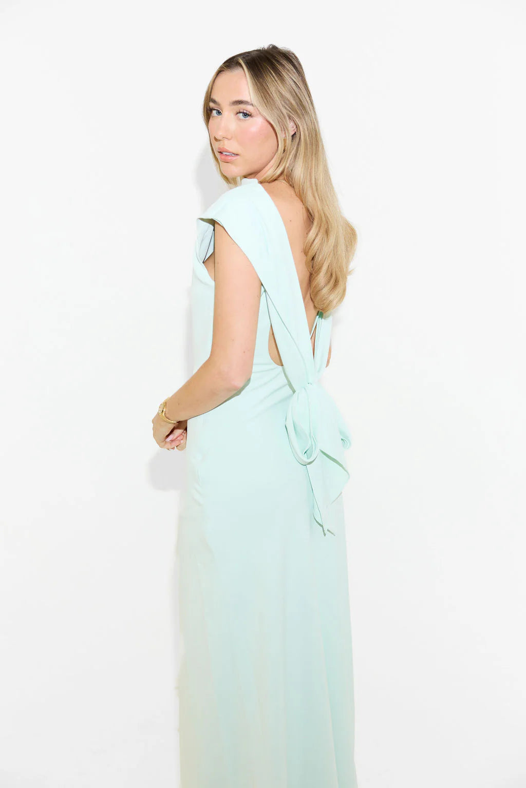 The July Muse Drape Maxi Dress