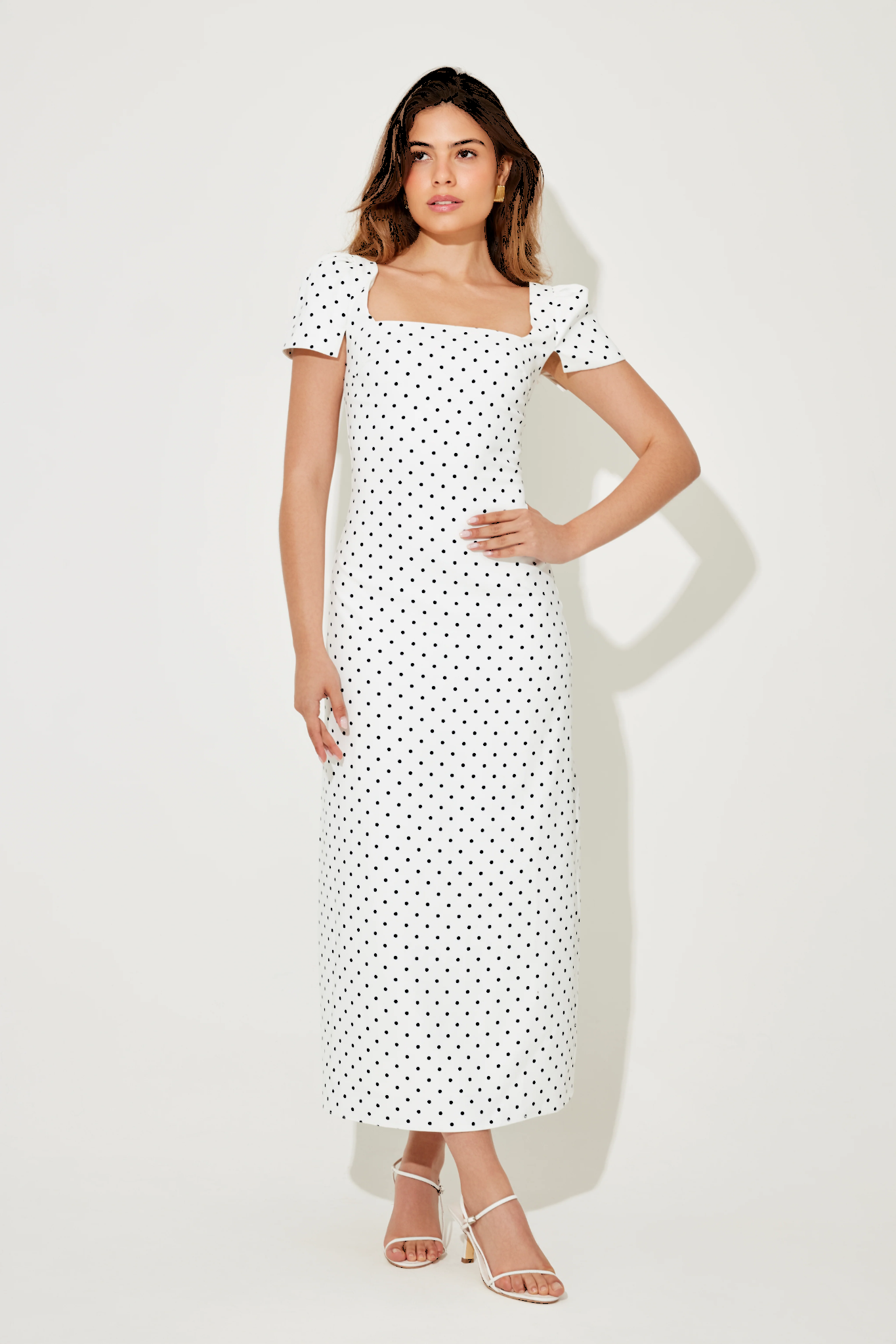 The July Muse Square Neck Slip Dress